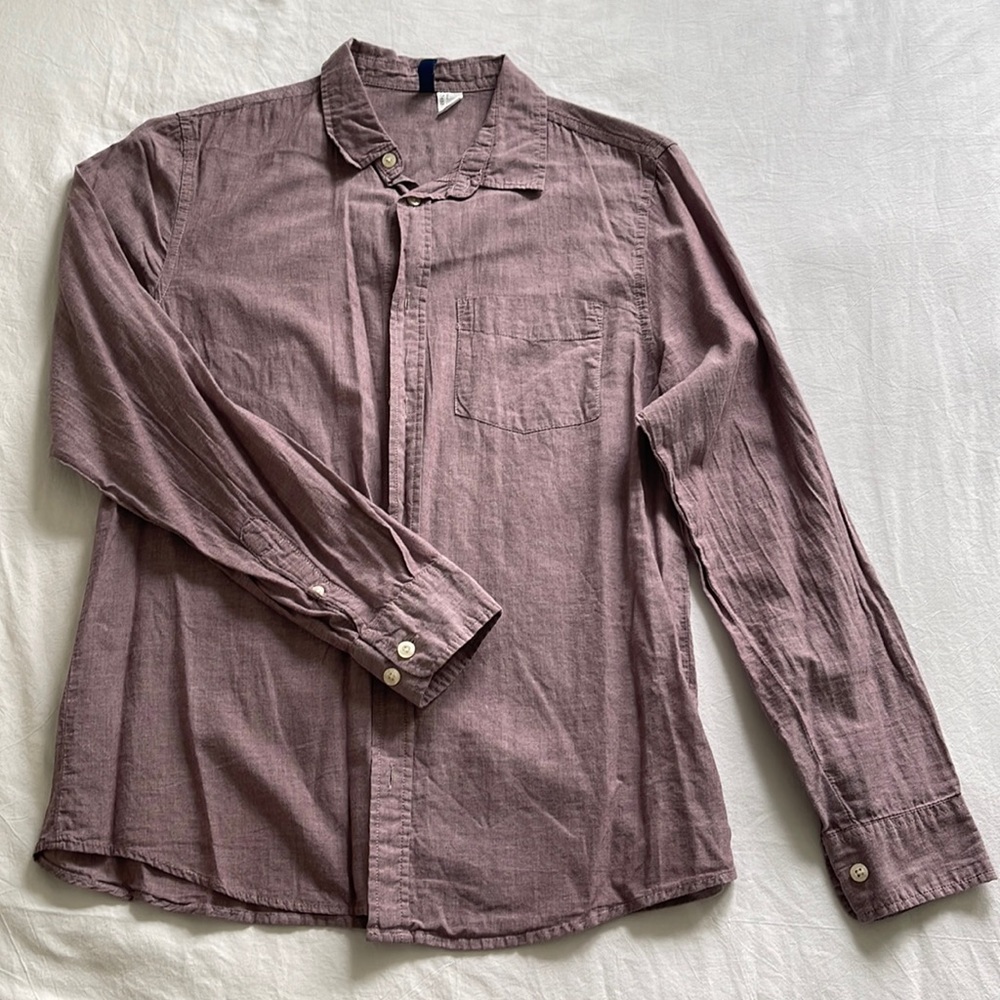 DIVIDED button down